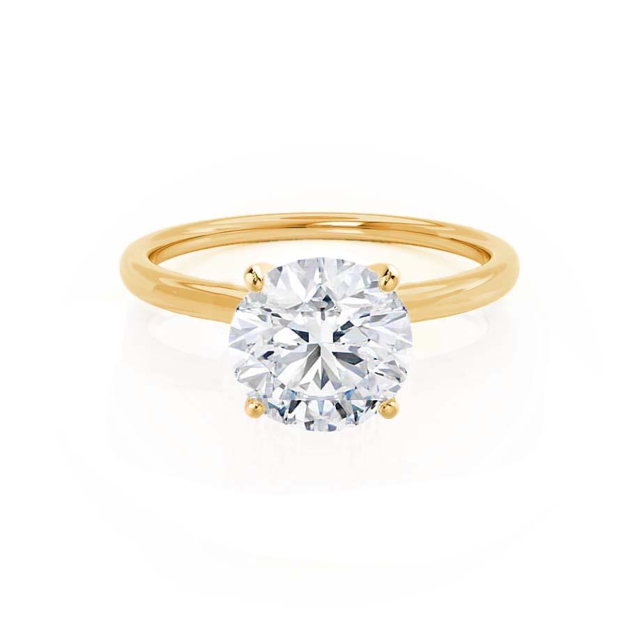 1.20 CT Round Lab-Grown Diamond Solitaire Engagement Ring