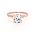 Load image into Gallery viewer, 1.20 CT Round Lab Grown Diamond Solitaire Engagement Ring
