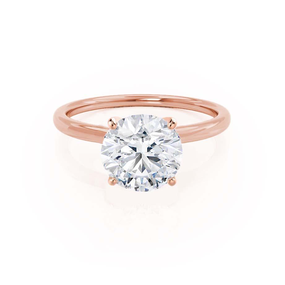 1.20 CT Round Lab Grown Diamond Solitaire Engagement Ring 1