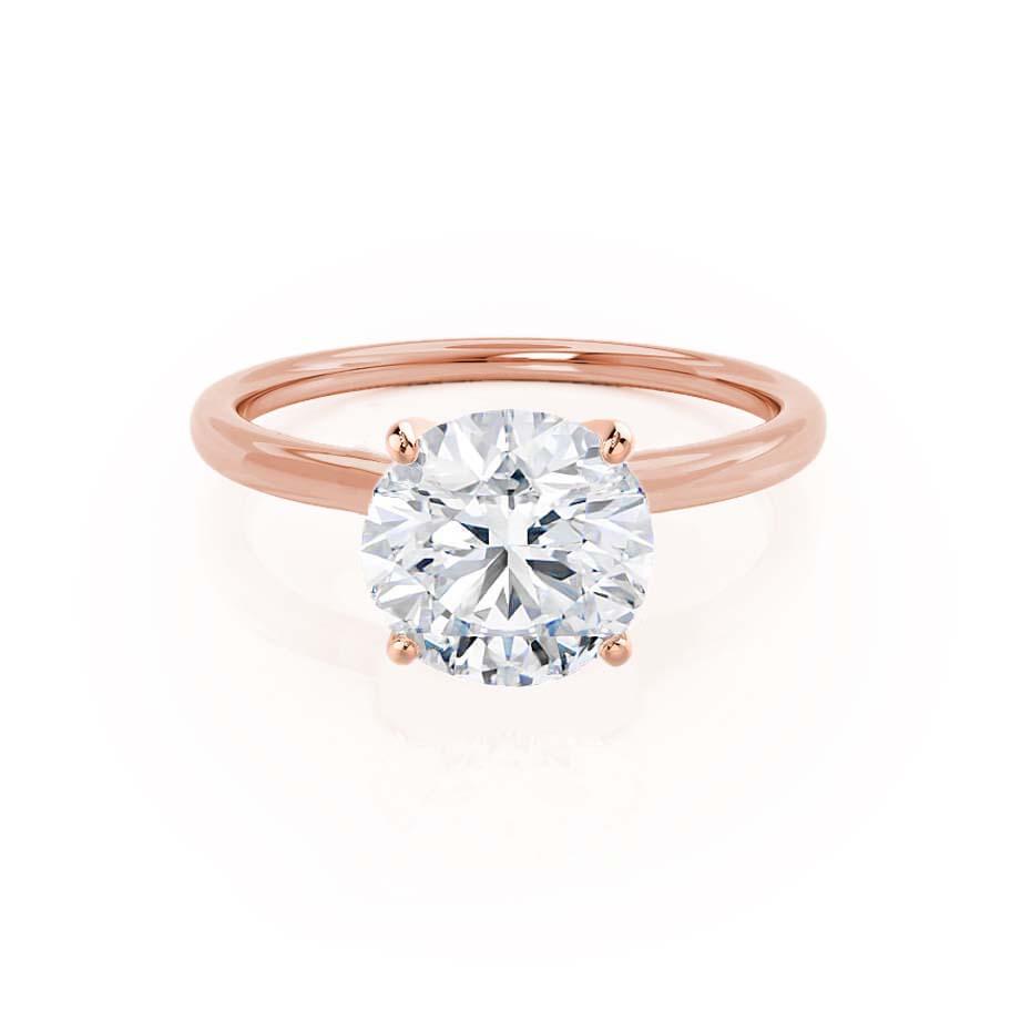 1.20 CT Round Lab Grown Diamond Solitaire Engagement Ring