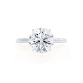 Load image into Gallery viewer, Radiant 1.20 CT Lab-Grown Round Diamond Solitaire Engagement Ring
