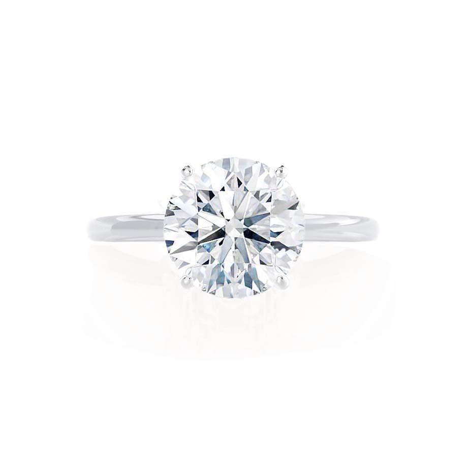 Radiant 1.20 CT Lab-Grown Round Diamond Solitaire Engagement Ring