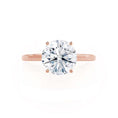 Load image into Gallery viewer, 1.20 CT Round Lab Grown Diamond Solitaire Engagement Ring
