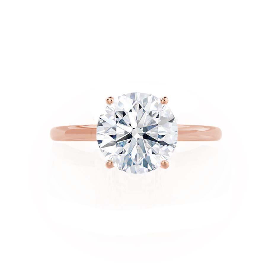 1.20 CT Round Lab Grown Diamond Solitaire Engagement Ring