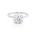 Load image into Gallery viewer, Radiant 1.20 CT Lab-Grown Round Diamond Solitaire Engagement Ring
