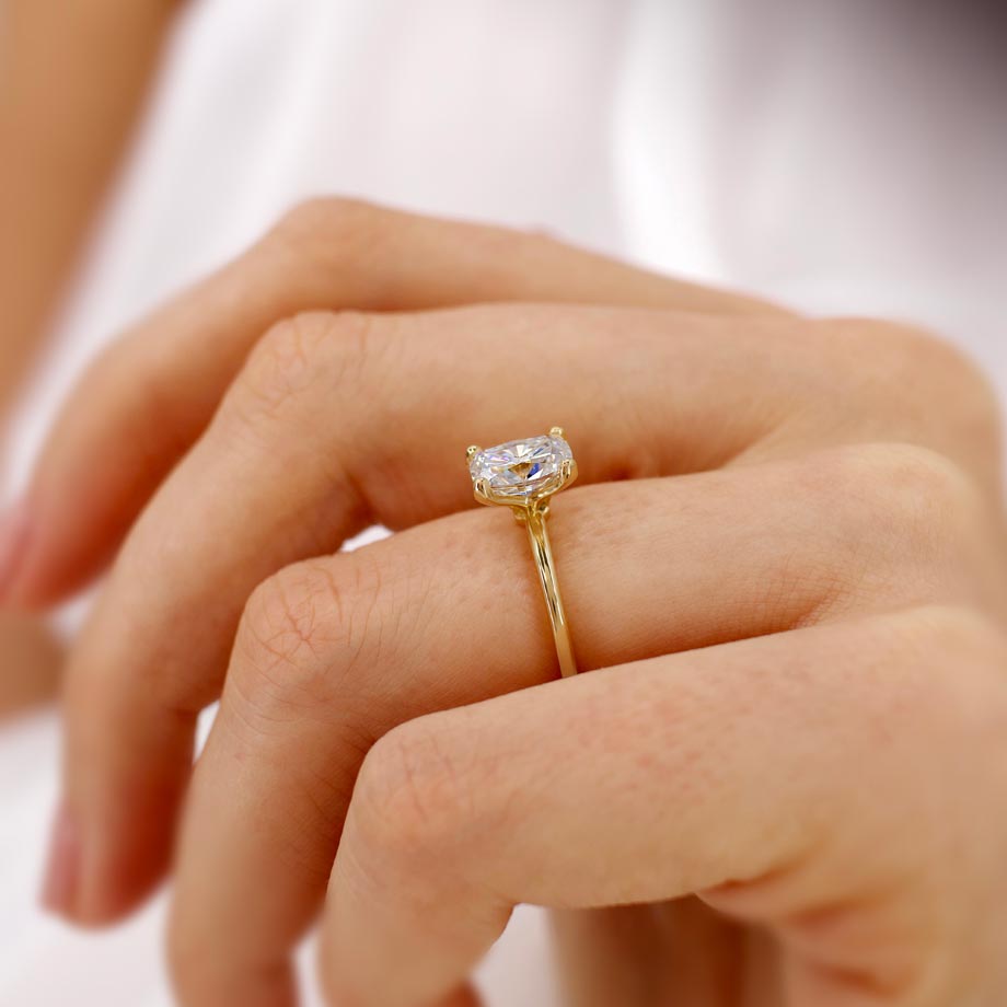 1.50 CT Elongated Cushion Lab-Grown Diamond Solitaire Engagement Ring – Timeless Elegance 6