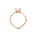 Load image into Gallery viewer, 2 ct Marquise F- VS1 Diamond Pave Moissanite Engagement Ring
