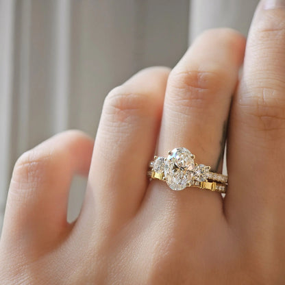 Hidden Halo-1.5 CT Round Lab Grown Diamond Engagement Ring