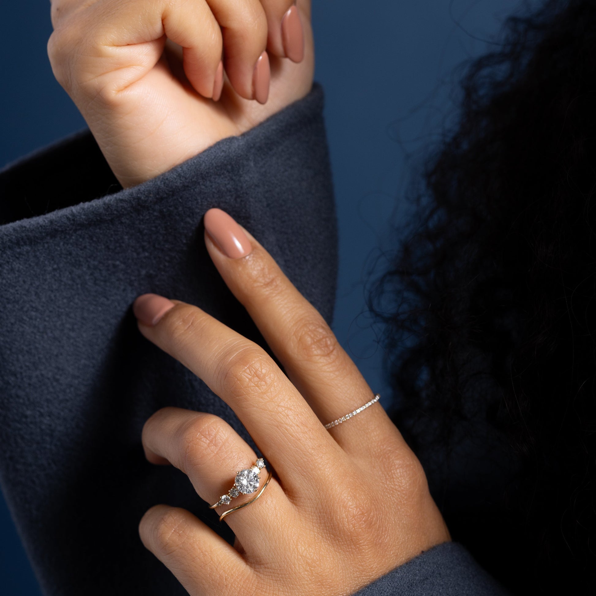 Solitaire-Oval Lab Grown Diamond Engagement Ring