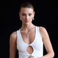 Load image into Gallery viewer, Elegant Organic Loop Pendant Necklace 5
