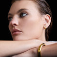 Load image into Gallery viewer, Elegant Gold Chunky Hoop Earrings
