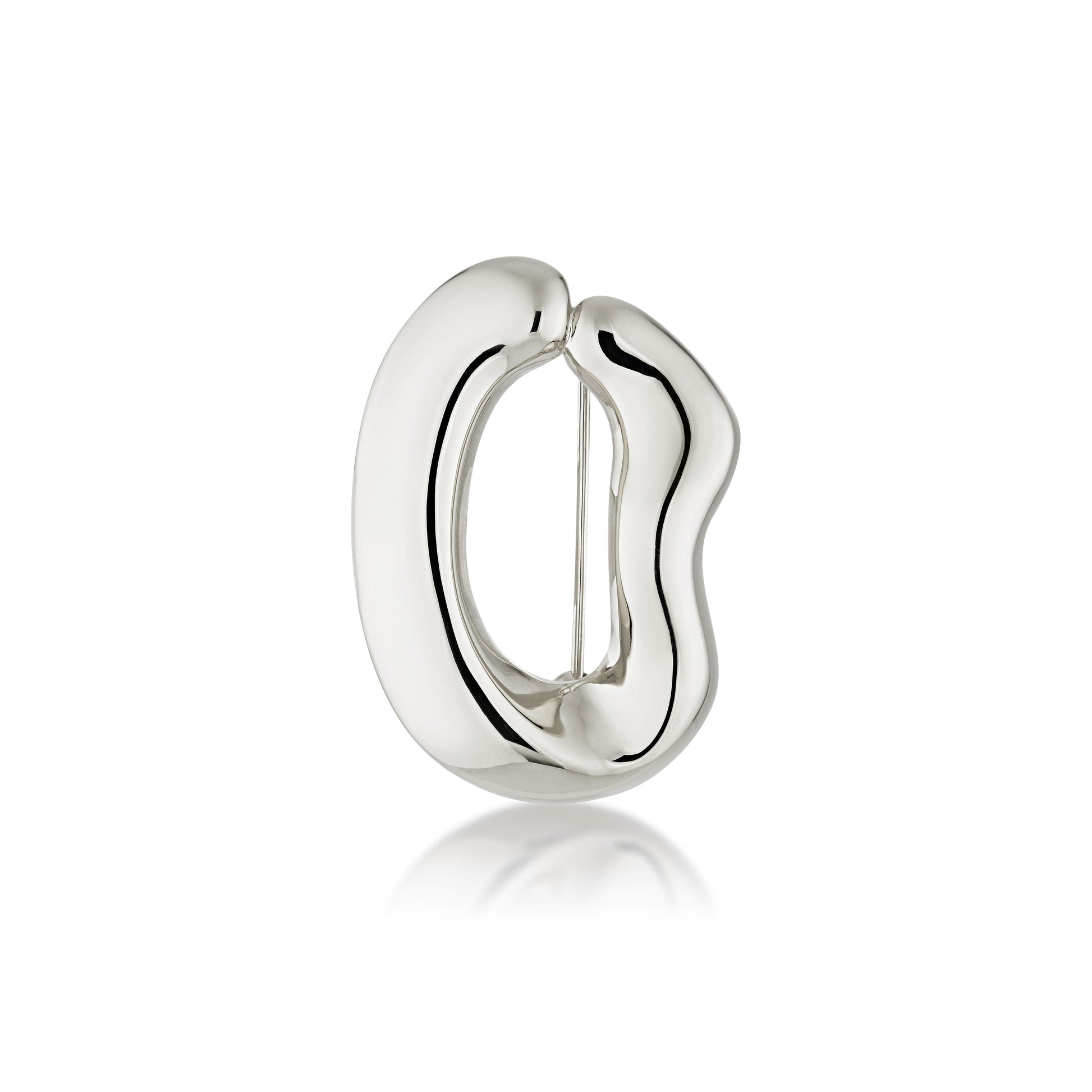 Simple Curve Hoop Earrings 1