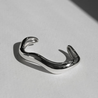 Uneven Waves Cuff Bracelet 3