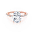 Load image into Gallery viewer, 1.50 CT Cushion-Cut Lab Grown Diamond Pave Engagement Ring
