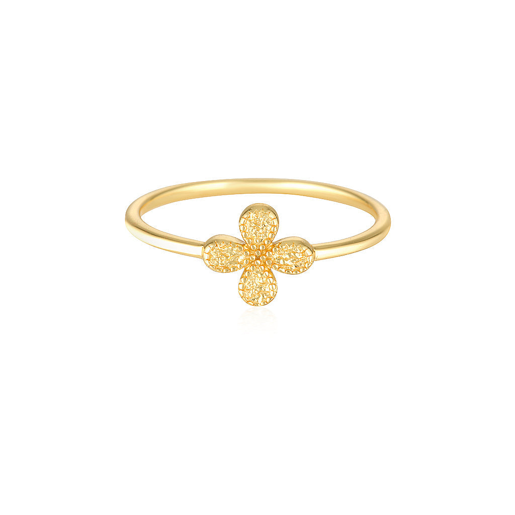 Delicate Bloom Floral Wedding Band 5
