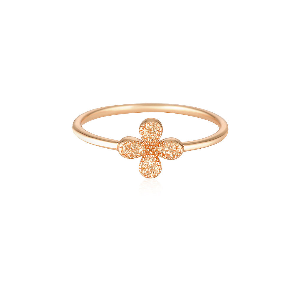 Delicate Bloom Floral Wedding Band