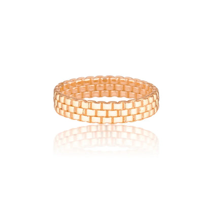 Classic Three Layered Wedding Band 3