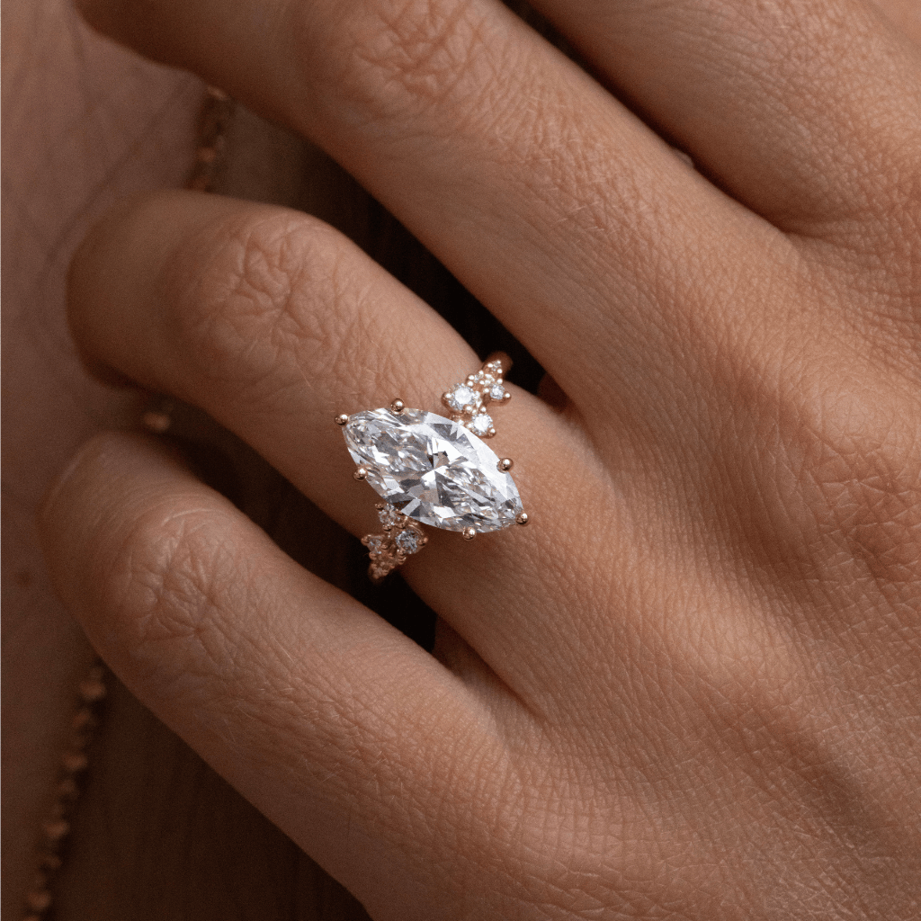 Solitaire-Oval Lab Grown Diamond Engagement Ring