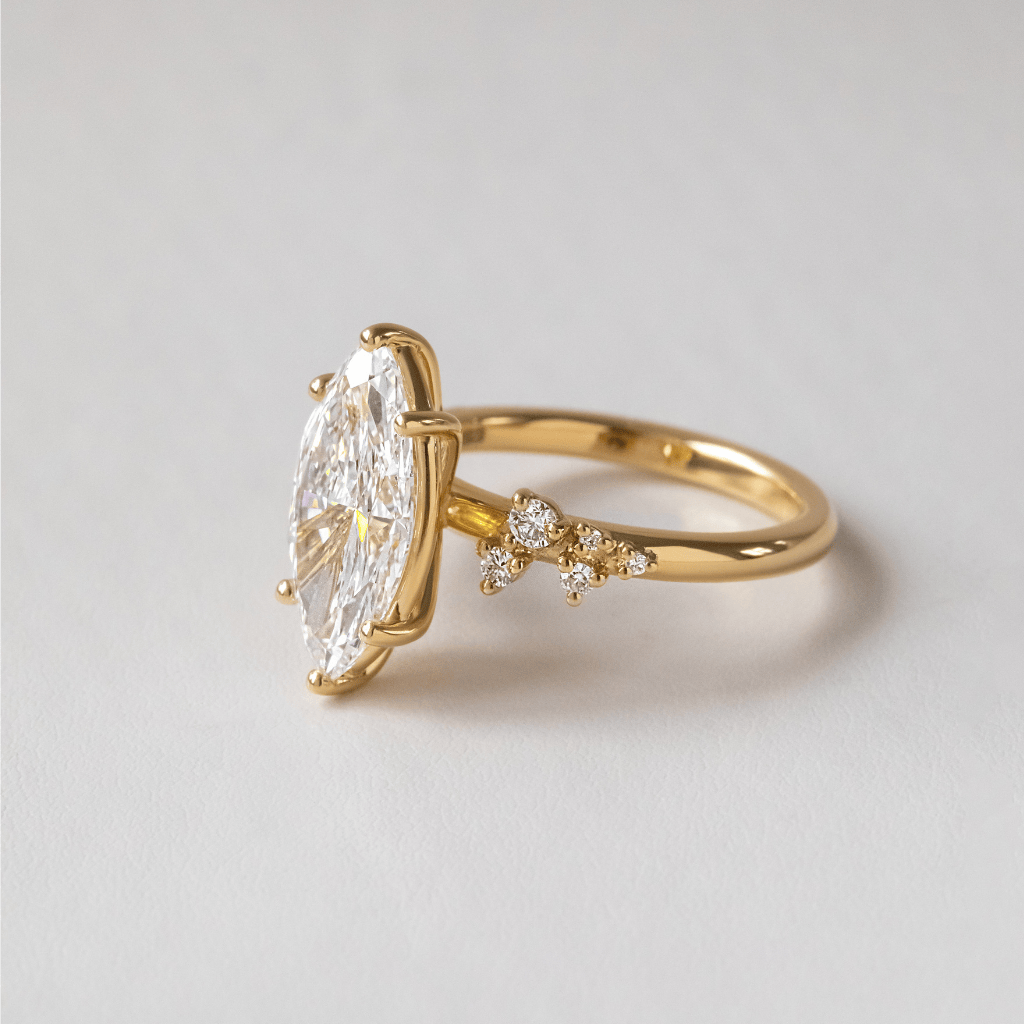 Solitaire-Oval Lab Grown Diamond Engagement Ring