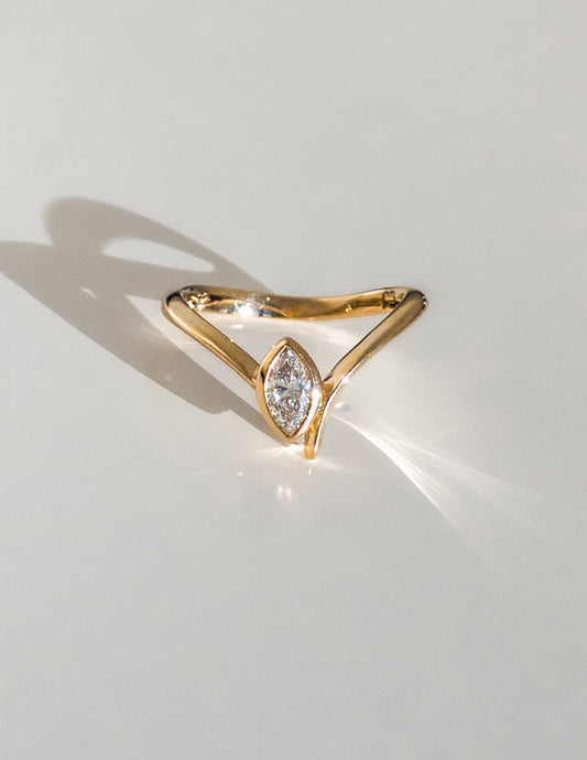 Solitaire-Oval Lab Grown Diamond Engagement Ring