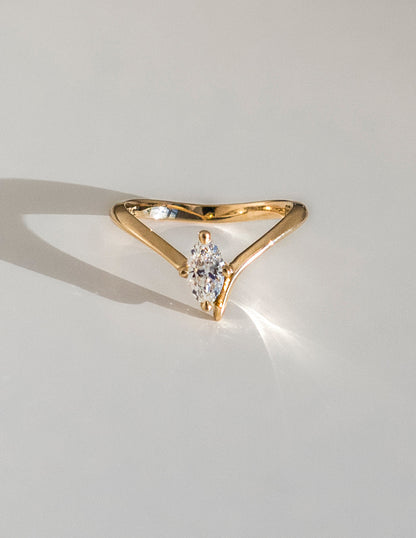 Solitaire-Oval Lab Grown Diamond Engagement Ring