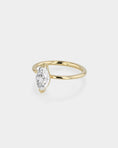 Load image into Gallery viewer, 0.70 CT Marquise Lab Grown Diamond Solitaire Engagement Ring in Gold
