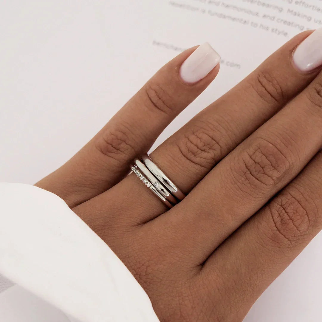 0.2 CT Round Lab-Grown Diamond Wedding Band 10