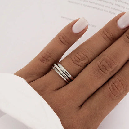 0.2 CT Round Lab-Grown Diamond Wedding Band 10