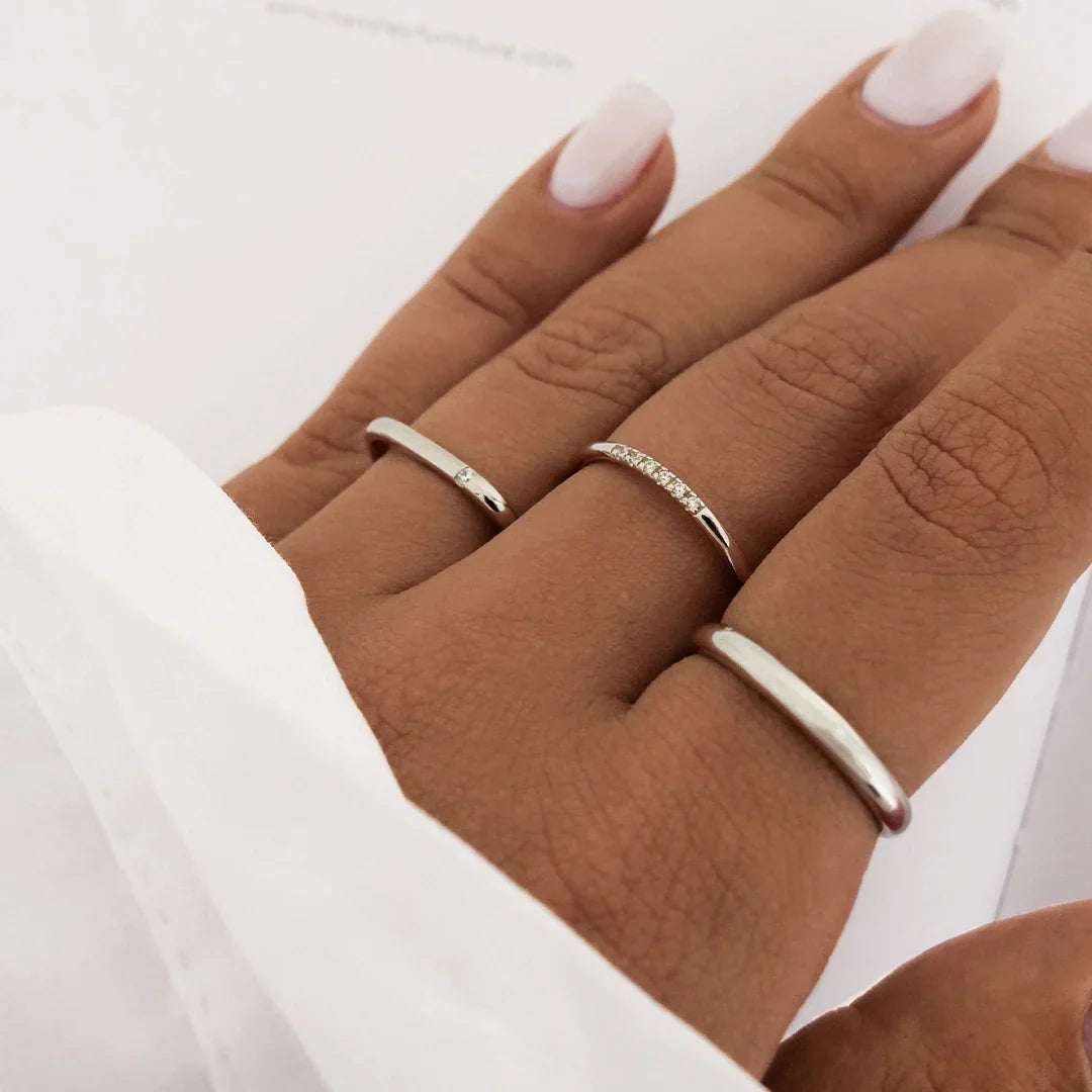 0.2 CT Round Lab-Grown Diamond Wedding Band 11