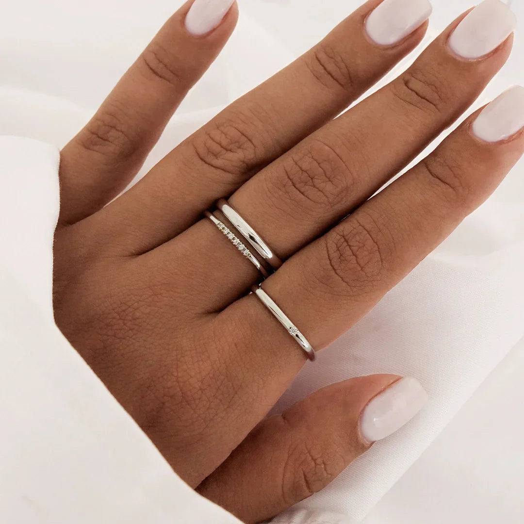 0.2 CT Round Lab-Grown Diamond Wedding Band 9