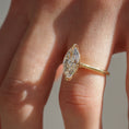 Load image into Gallery viewer, Radiant 2.0 CT Marquise Solitaire Lab-Grown Diamond Engagement Ring
