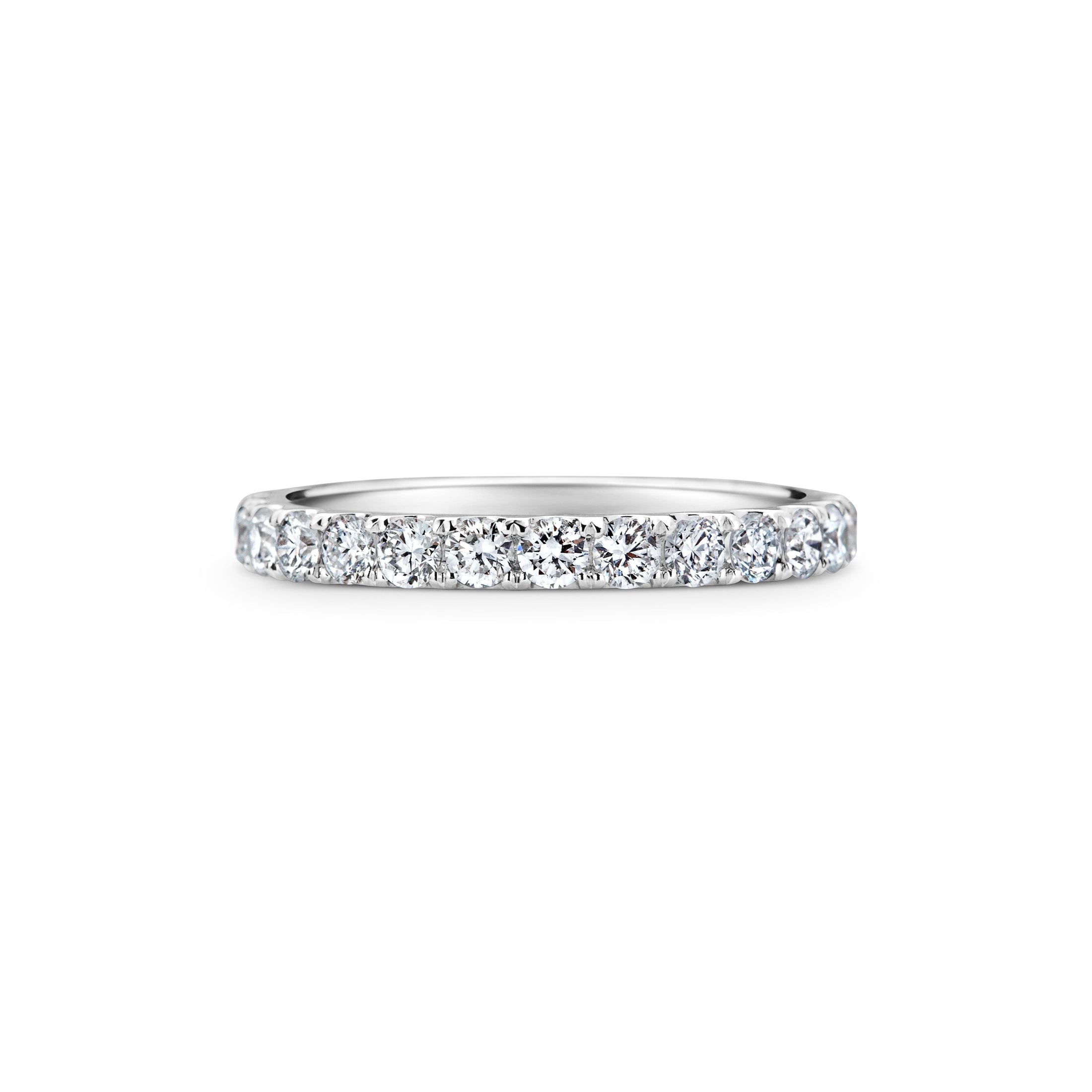 1.15 CT Round Full Eternity Stackable Wedding Band