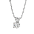 Load image into Gallery viewer, 1.0 CT Round Lab-Grown Diamond Solitaire Pendant Necklace in Gold
