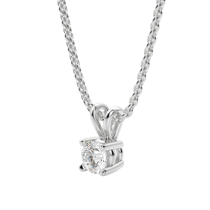 1.0 CT Round Lab-Grown Diamond Solitaire Pendant Necklace in Gold 6