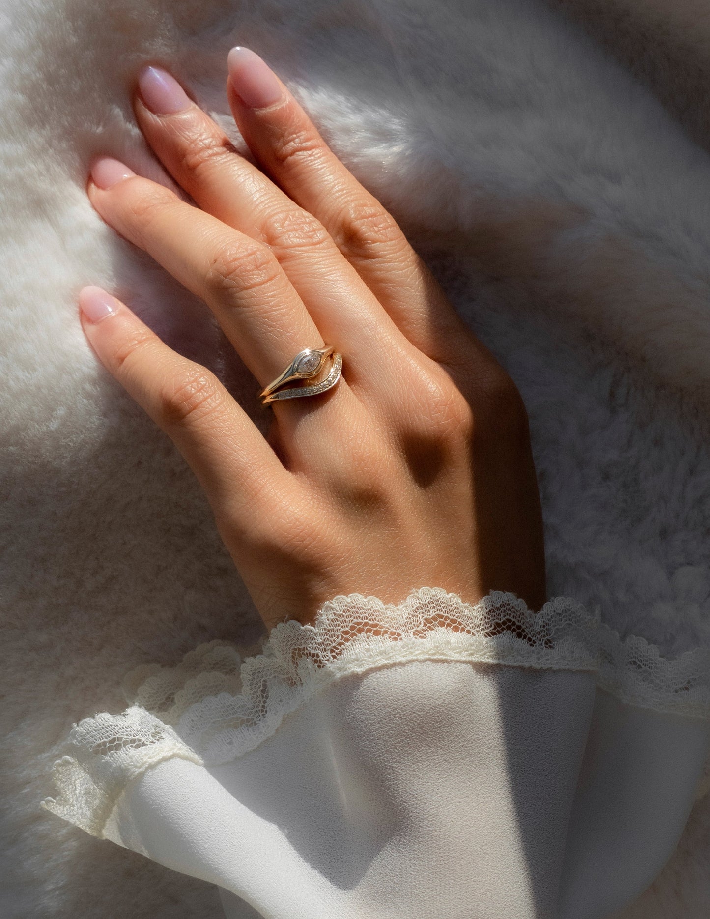 Solitaire Bezel-Marquise Lab Grown Diamond Engagement Ring
