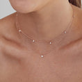 Load image into Gallery viewer, Elegant 0.5 TCW Round Lab-Grown Diamond Necklace
