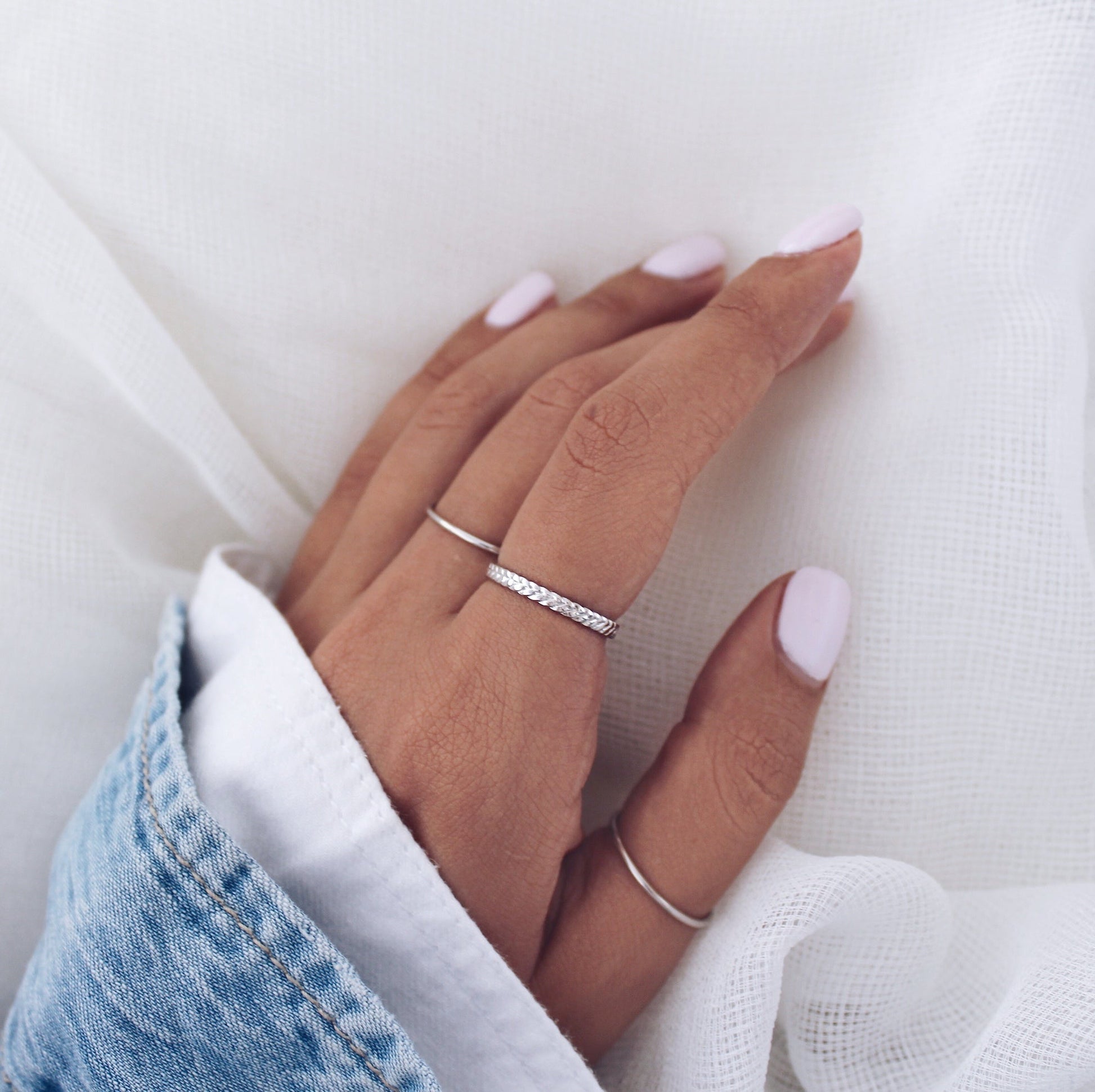 Timeless Braided Elegance Wedding Band 4