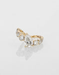 Load image into Gallery viewer, 1.0 CT Pear Lab Grown Diamond Pave Twist Engagement Ring
