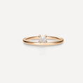 Load image into Gallery viewer, 0.20 CT Princess-Cut Lab Grown Diamond Wedding Band in Gold 1
