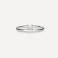 Load image into Gallery viewer, 0.20 CT Princess-Cut Lab Grown Diamond Wedding Band in Gold 2
