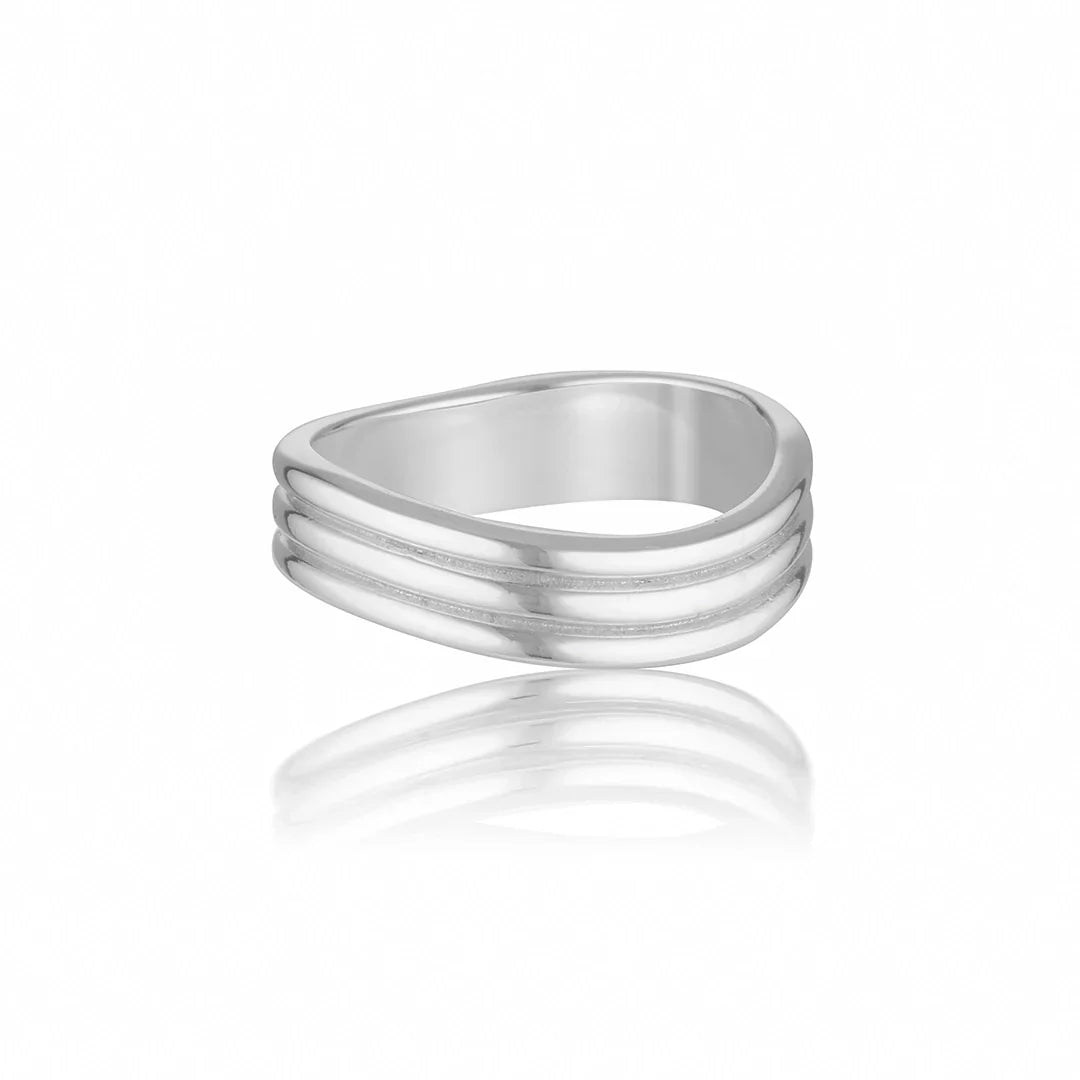 Triple Layered Wedding Band