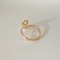 Load image into Gallery viewer, 1.50 CT Oval Lab-Grown Diamond Solitaire Ring in Gold
