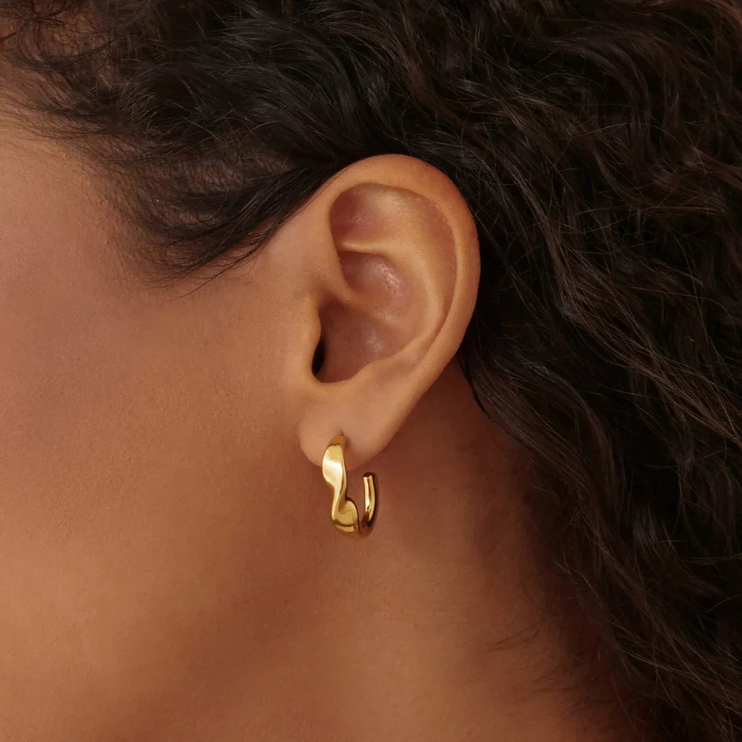 Swirl Hoop Earrings 20