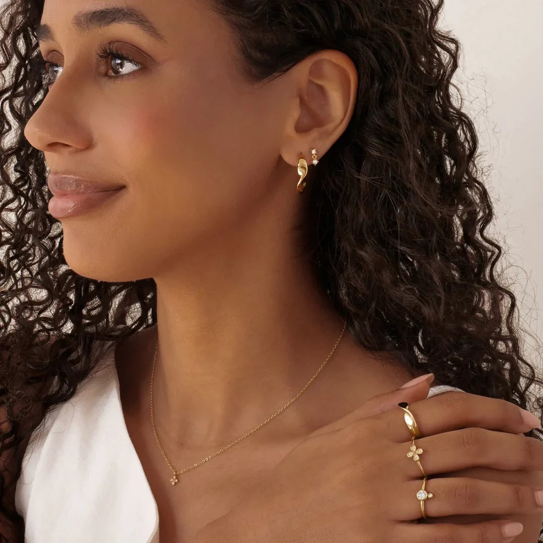 Swirl Hoop Earrings 18