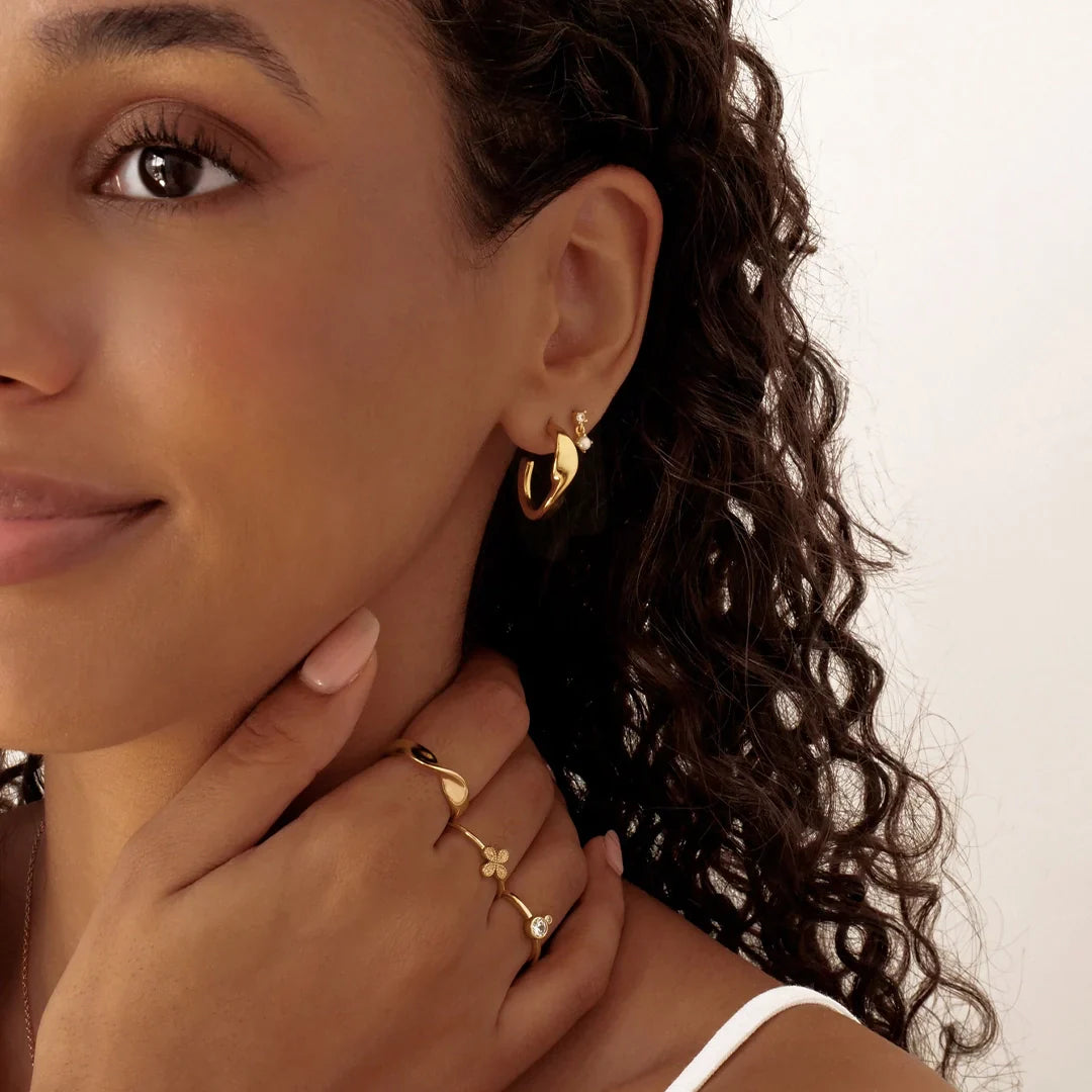 Swirl Hoop Earrings 21