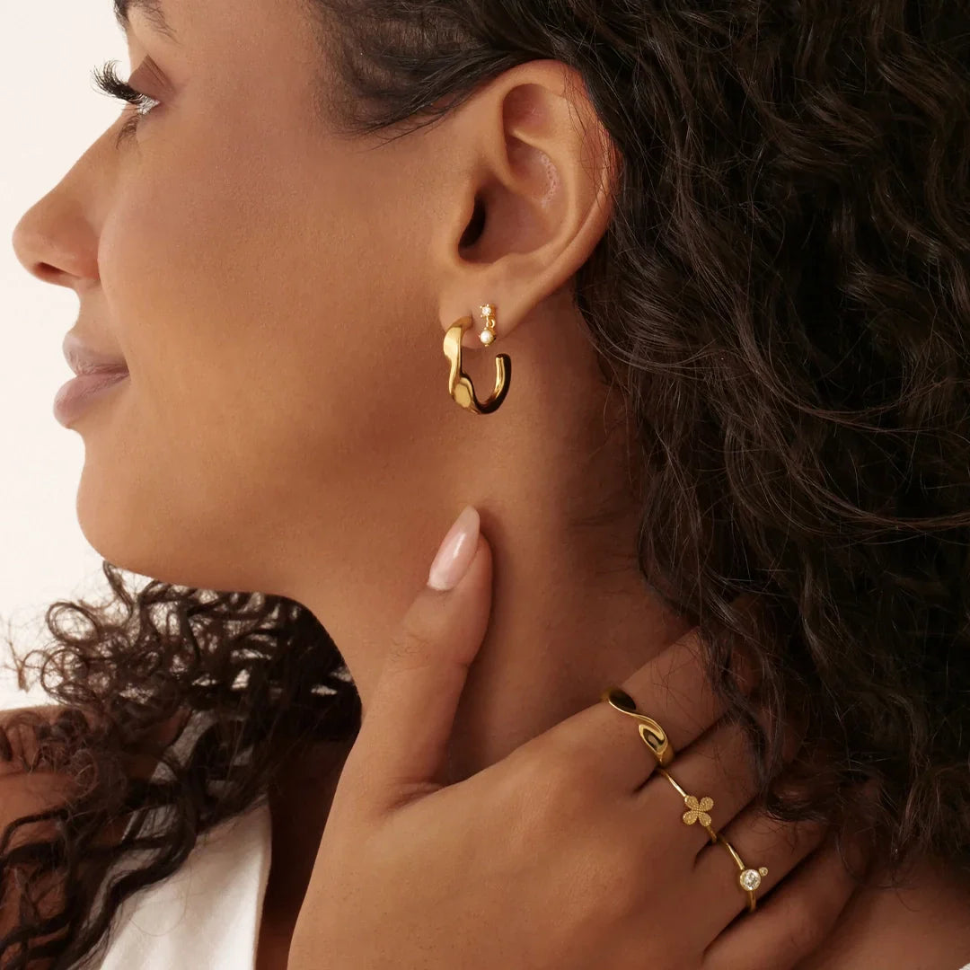 Swirl Hoop Earrings 23