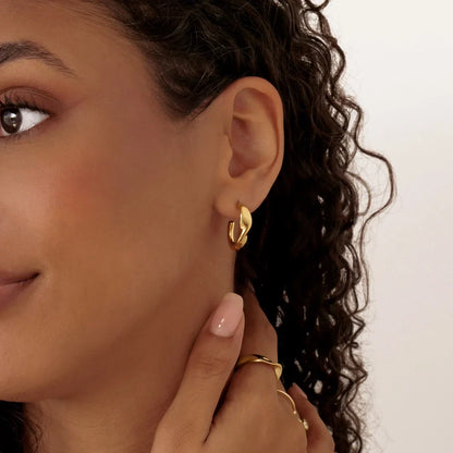 Swirl Hoop Earrings 24
