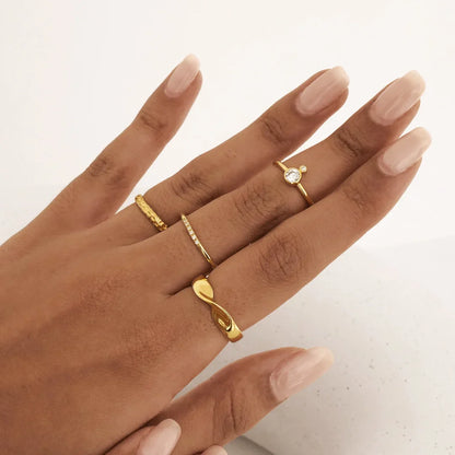 Classic Twisted Wedding Band 4