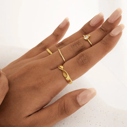 Classic Twisted Wedding Band 6