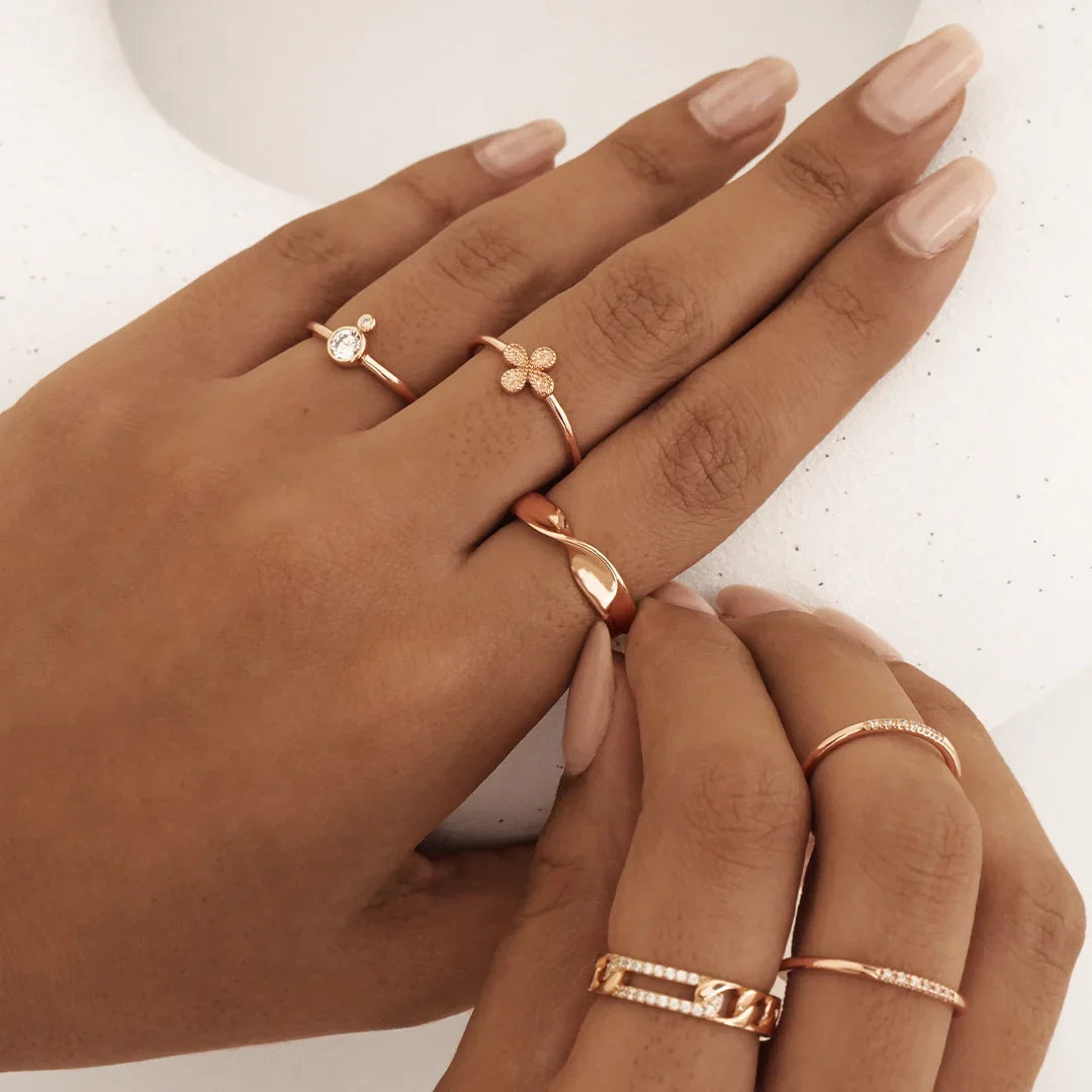 Classic Twisted Wedding Band 12